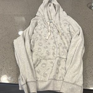 Cheetah print sweatshirt